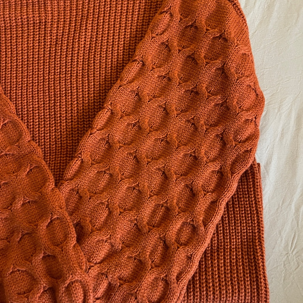 Burnt Orange Sweater - Picture 4 of 4